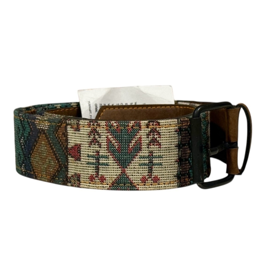 Vintage NWT Turkart Malatya Kilim Collection Multicolor Belt Size Unknown - Picture 2 of 11